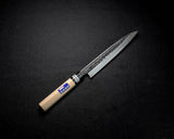JINZABUROU Aohagane Kurouchi Syoubu(Sakura wood handle)300mm